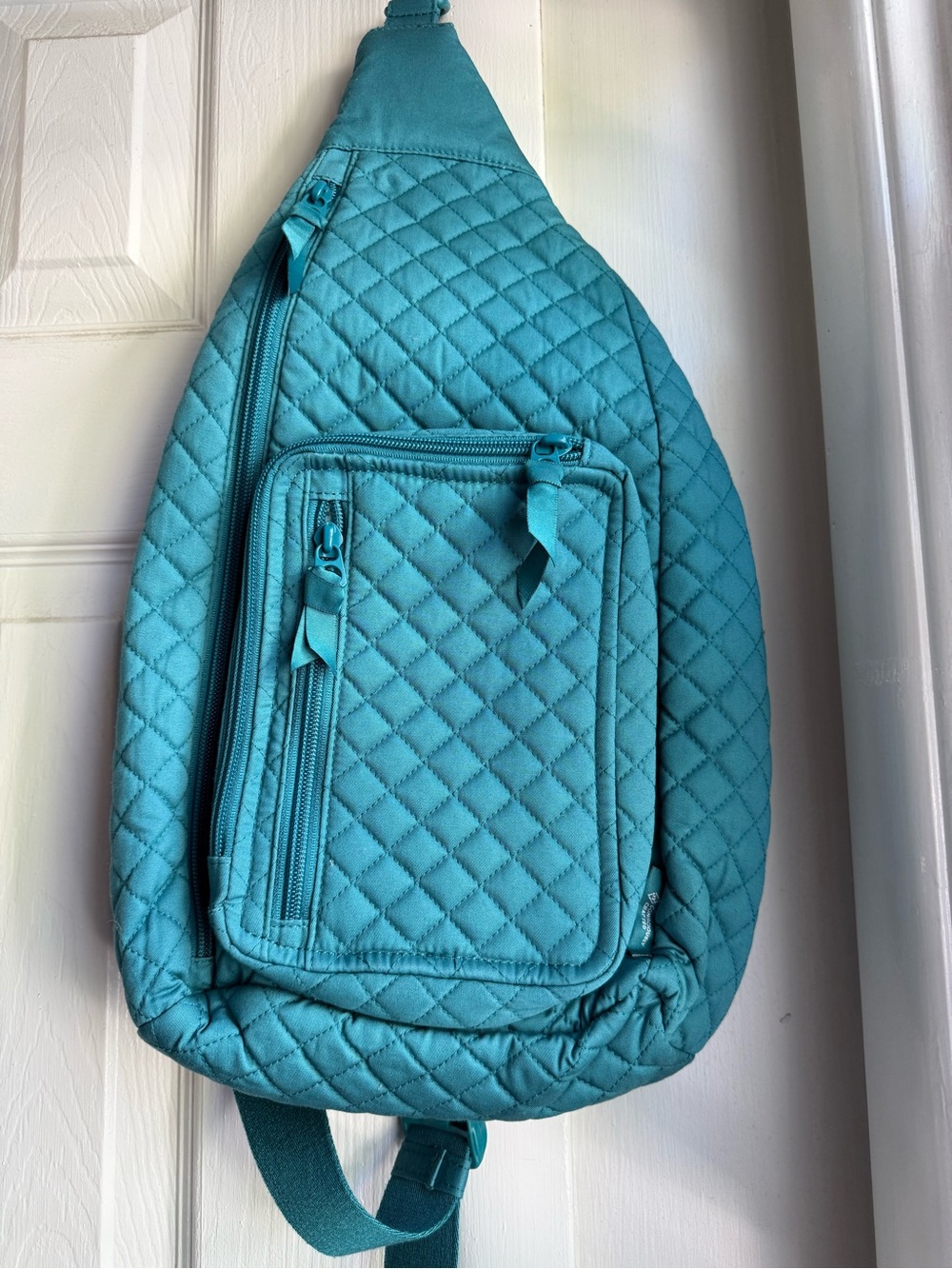 Vera Bradley large quilted sling crossbody bag